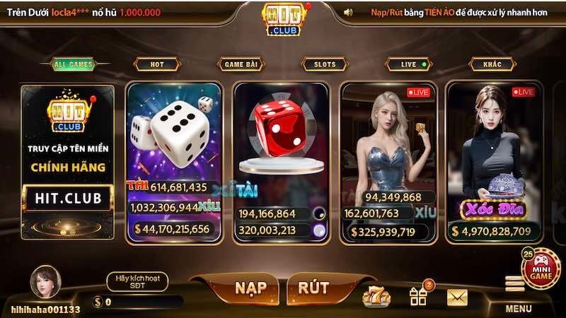 Đánh bài online Hitclub - lý do hấp dẫn và thu hút tại cổng game này?