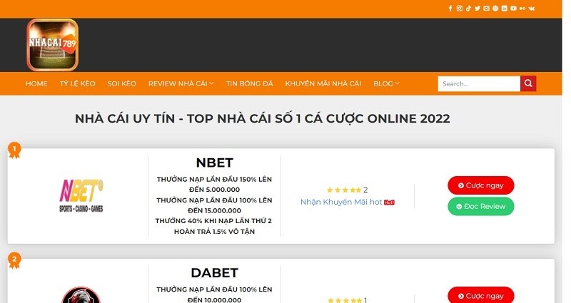là địa chỉ uy tín để tham gia soi kèo, đặt cược 1/2