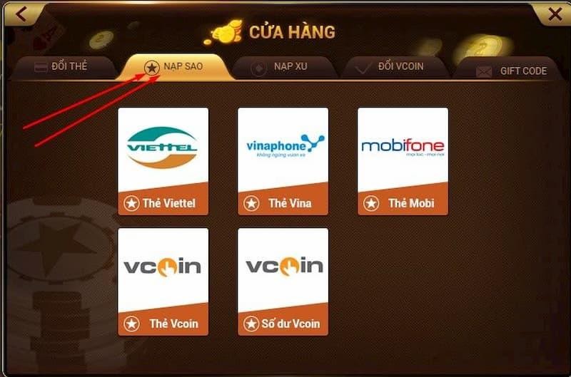 Nạp tiền dễ dàng, nhanh chóng